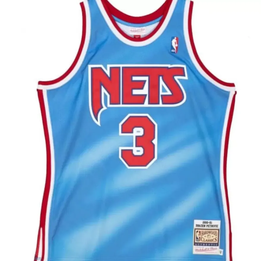 Mitchell & Ness Nba Authentic-Authentic Drazen Petrovic New Jersey Nets 1990-91 Jersey