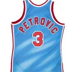 Mitchell & Ness Nba Authentic-Authentic Drazen Petrovic New Jersey Nets 1990-91 Jersey