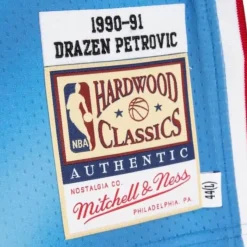 Mitchell & Ness Nba Authentic-Authentic Drazen Petrovic New Jersey Nets 1990-91 Jersey