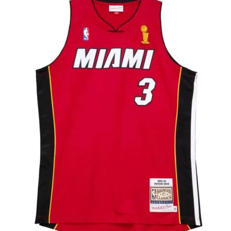 Mitchell & Ness Nba Authentic-Authentic Dwyane Wade Miami Heat Alternate 2005-06 Jersey