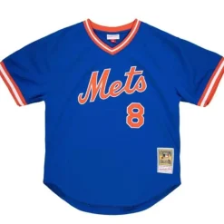 Mitchell & Ness Mlb Authentic-Authentic Gary Carter New York Mets 1986 Bp Pullover Jersey
