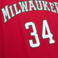 Mitchell & Ness Nba Authentic-Authentic Giannis Antetokounmpo Milwaukee Bucks Home 2014-15 Jersey