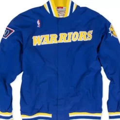 Mitchell & Ness Jackets & Outerwear-Authentic Golden State Warriors 1996-97 Warm Up Jacket