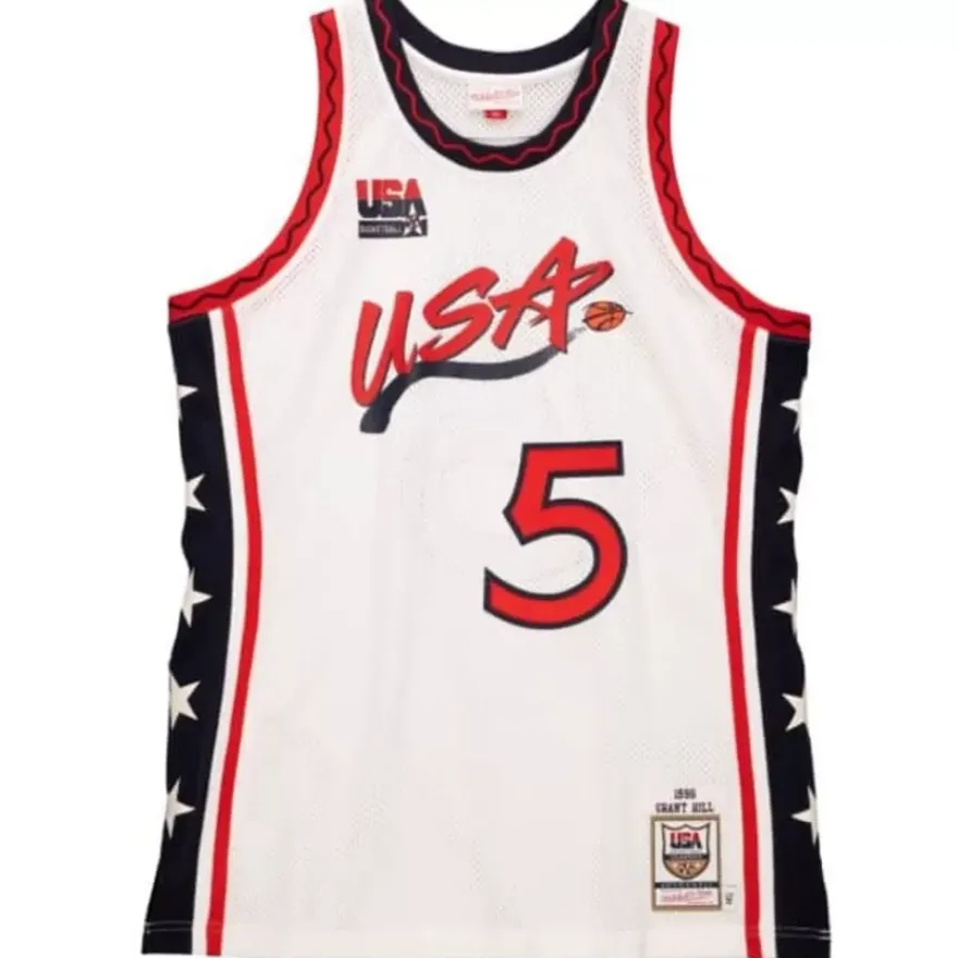 Mitchell & Ness Nba Authentic-Authentic Grant Hill Team Usa Mens 1996-97 Jersey
