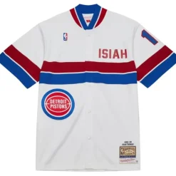 Mitchell & Ness Jackets & Outerwear-Authentic Isiah Thomas Detroit Pistons 1988-89 Shooting Shirt
