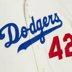 Mitchell & Ness Mlb Authentic-Authentic Jackie Robinson Brooklyn Dodgers Home 1955 Jersey