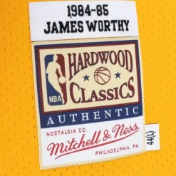 Mitchell & Ness Nba Authentic-Authentic James Worthy Los Angeles Lakers 1984-85 Jersey