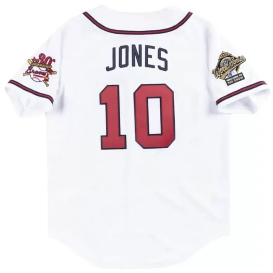 Mitchell & Ness Mlb Authentic-Authentic Jersey Atlanta Braves Home 1995 Chipper Jones