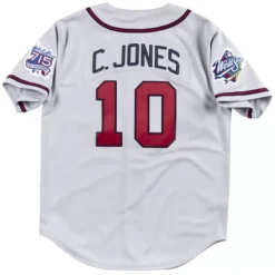 Mitchell & Ness Mlb Authentic-Authentic Jersey Atlanta Braves Road 1999 Chipper Jones