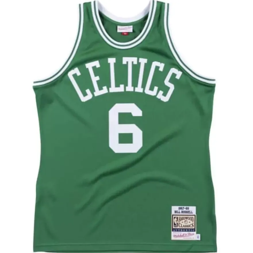 Mitchell & Ness Nba Authentic-Authentic Jersey Boston Celtics 1967-68 Bill Russell