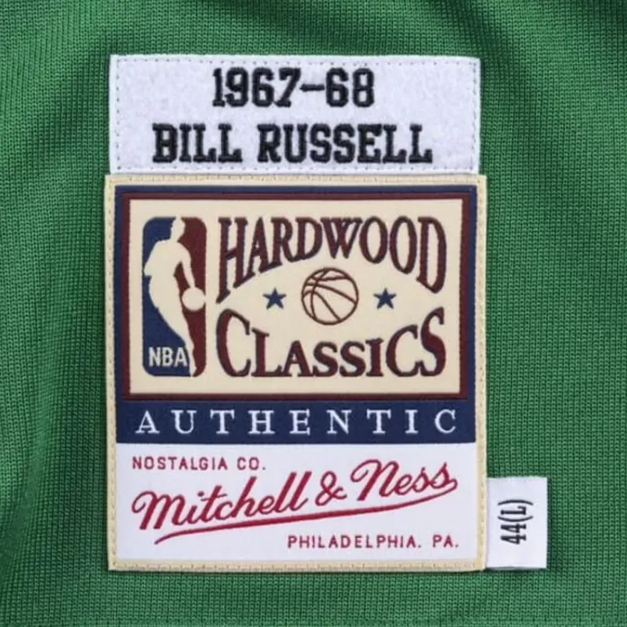 Mitchell & Ness Nba Authentic-Authentic Jersey Boston Celtics 1967-68 Bill Russell