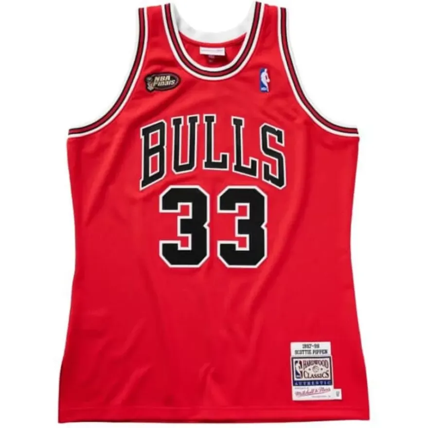 Mitchell & Ness Nba Authentic-Authentic Jersey Chicago Bulls Road Finals 1997-98 Scottie Pippen