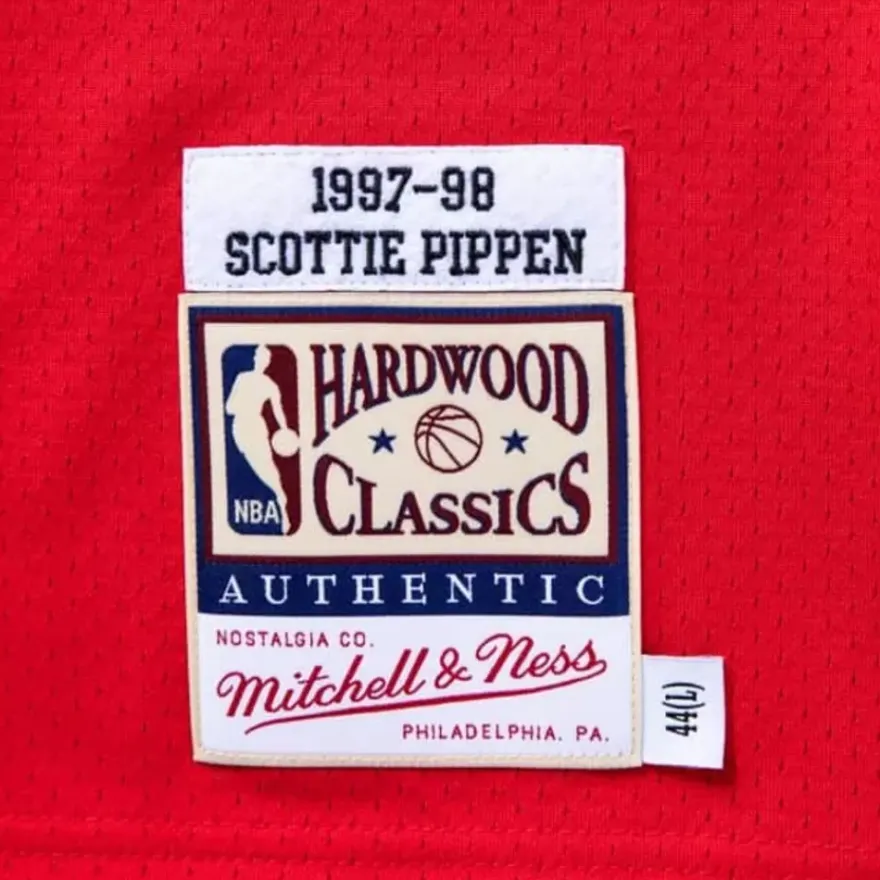Mitchell & Ness Nba Authentic-Authentic Jersey Chicago Bulls Road Finals 1997-98 Scottie Pippen