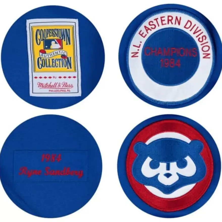 Mitchell & Ness Mlb Authentic-Authentic Jersey Chicago Cubs Road 1984 Ryne Sandberg