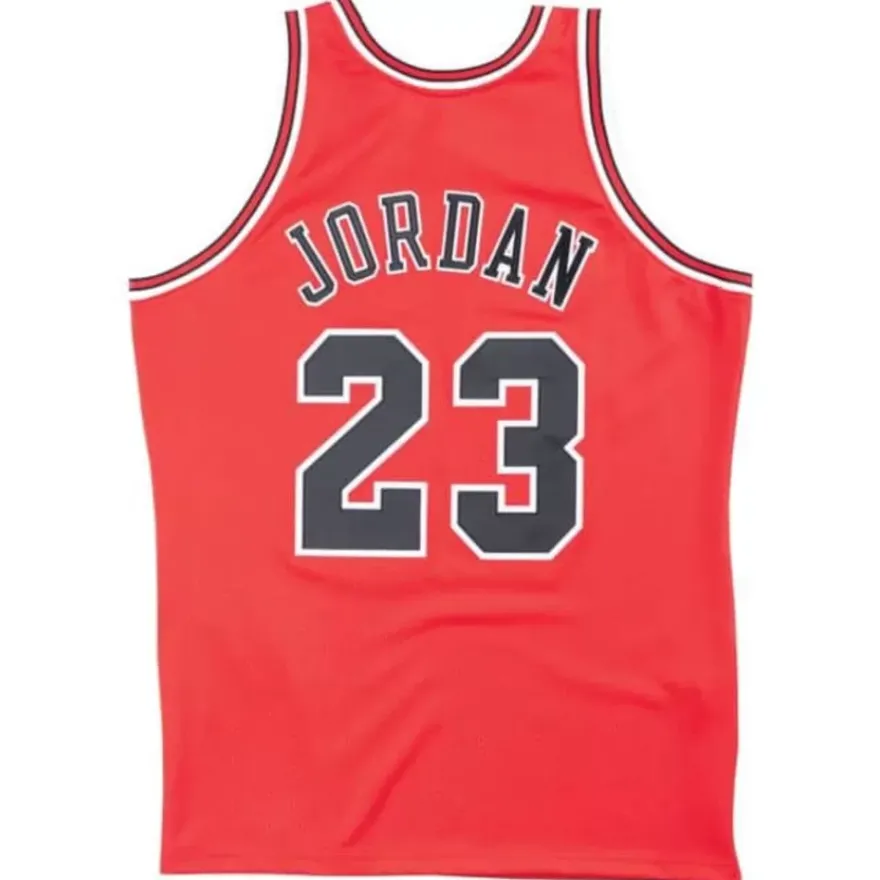 Mitchell & Ness Nba Authentic-Authentic Jersey Chicago Bulls Road Finals 1995-96 Michael Jordan