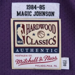 Mitchell & Ness Nba Authentic-Authentic Jersey Los Angeles Lakers Road 1984-85 Magic Johnson
