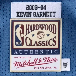 Mitchell & Ness Nba Authentic-Authentic Jersey Minnesota Timberwolves 2003-04 Kevin Garnett