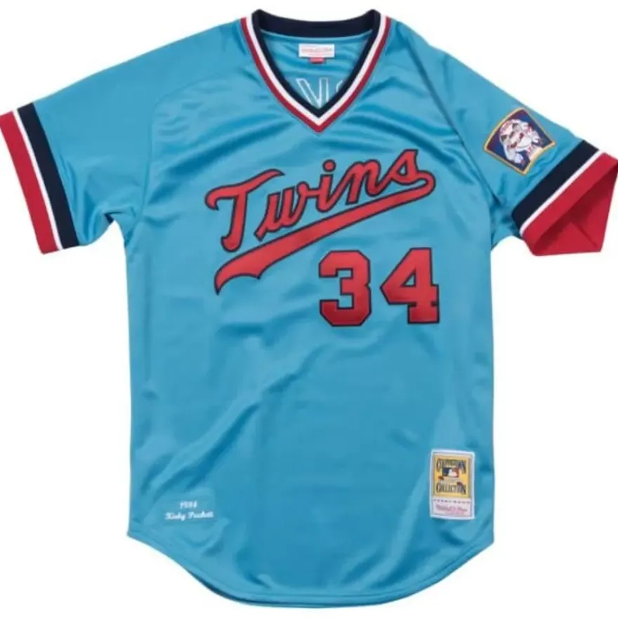 Mitchell & Ness Mlb Authentic-Authentic Jersey Minnesota Twins 1984 Kirby Puckett
