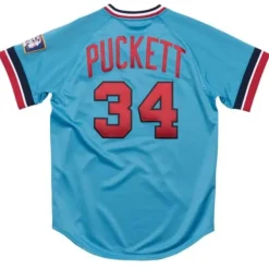 Mitchell & Ness Mlb Authentic-Authentic Jersey Minnesota Twins 1984 Kirby Puckett