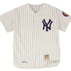 Mitchell & Ness Mlb Authentic-Authentic Jersey New York Yankees Home 1952 Mickey Mantle