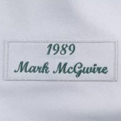 Mitchell & Ness Mlb Authentic-Authentic Jersey Oakland Athletics Road World Series 1989 Mark Mcgwire