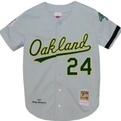 Mitchell & Ness Mlb Authentic-Authentic Jersey Oakland Athletics Road World Series 1989 Rickey Henderson