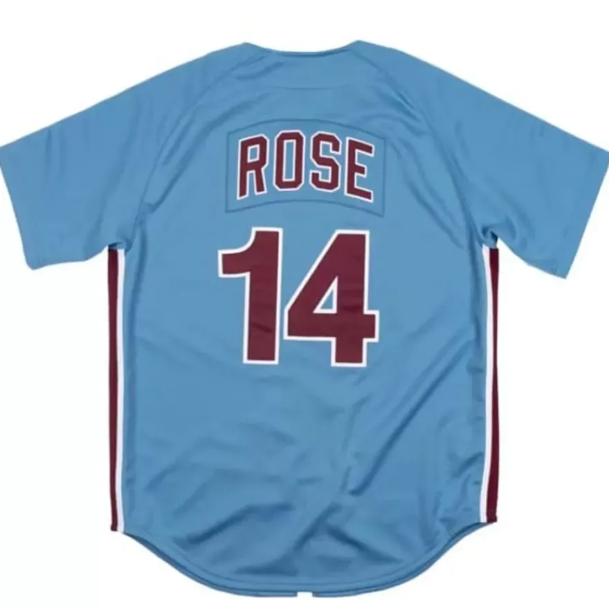 Mitchell & Ness Mlb Authentic-Authentic Jersey Philadelphia Phillies 1980 Pete Rose