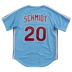 Mitchell & Ness Mlb Authentic-Authentic Jersey Philadelphia Phillies Road 1980 Mike Schmidt