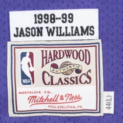 Mitchell & Ness Nba Authentic-Authentic Jersey Sacramento Kings 1998-99 Jason Williams