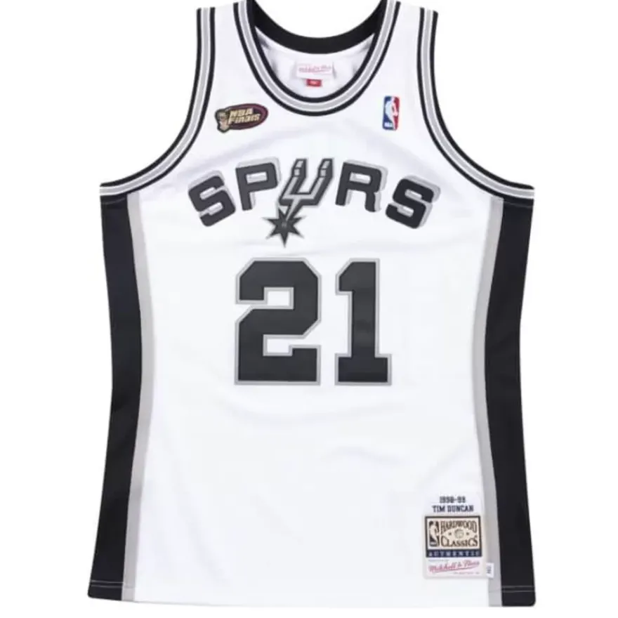 Mitchell & Ness Nba Authentic-Authentic Jersey San Antonio Spurs Home Finals 1998-99 Tim Duncan