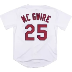 Mitchell & Ness Mlb Authentic-Authentic Jersey St. Louis Cardinals 1998 Mark Mcgwire