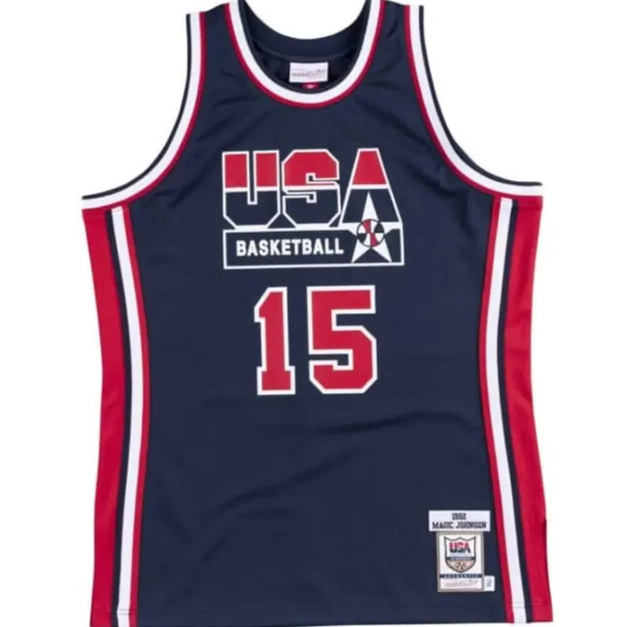 Mitchell & Ness Nba Authentic-Authentic Jersey Team Usa 1992 Magic Johnson
