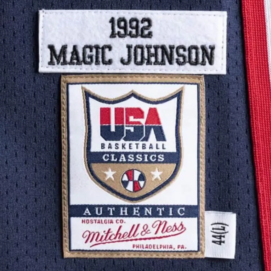 Mitchell & Ness Nba Authentic-Authentic Jersey Team Usa 1992 Magic Johnson