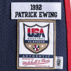 Mitchell & Ness Nba Authentic-Authentic Jersey Team Usa 1992 Patrick Ewing