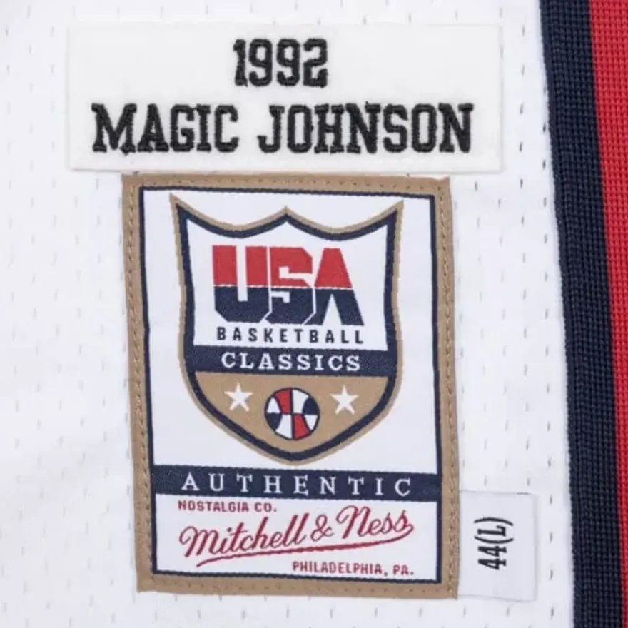Mitchell & Ness Nba Authentic-Authentic Jersey Team Usa 1992 Magic Johnson
