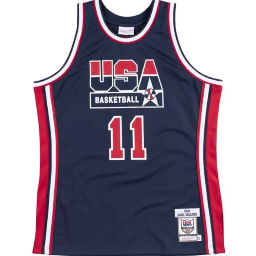 Mitchell & Ness Nba Authentic-Authentic Jersey Team Usa 1992 Karl Malone