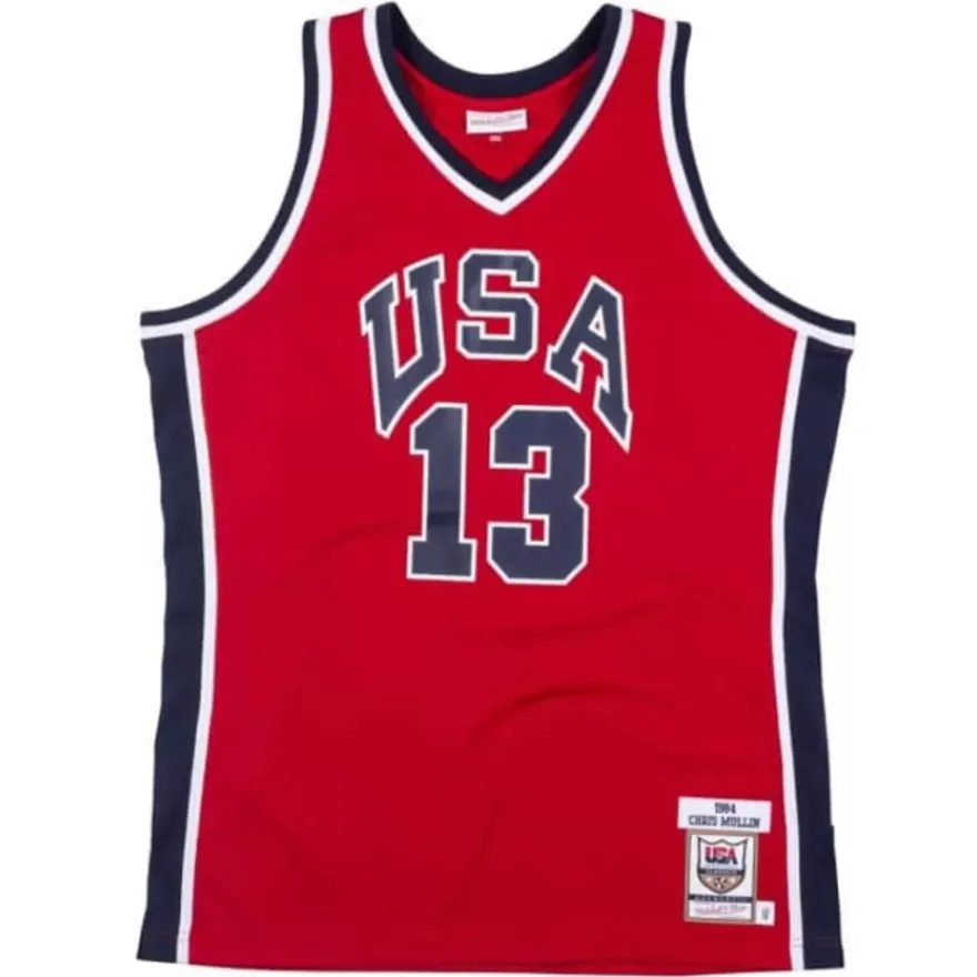 Mitchell & Ness Nba Authentic-Authentic Jersey Team Usa 1984 Chris Mullin
