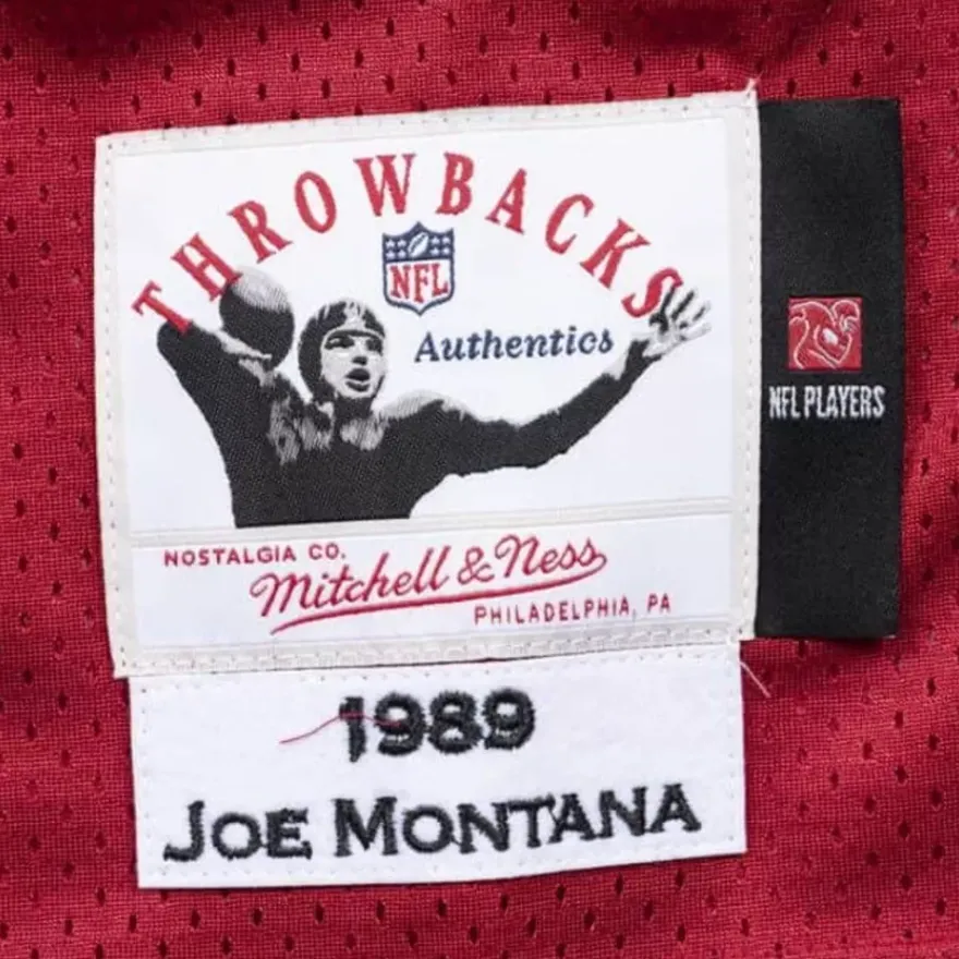 Mitchell & Ness Nfl Authentic-Authentic Joe Montana San Francisco 49Ers Jersey