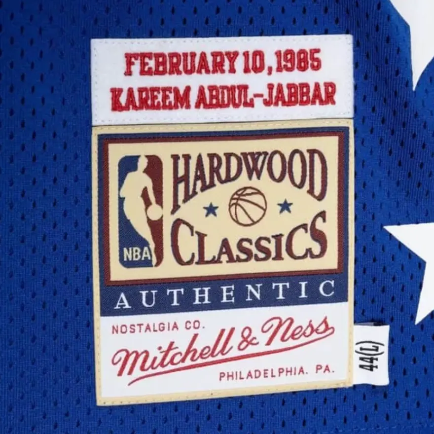 Mitchell & Ness Nba Authentic-Authentic Kareem Abdul-Jabbar All Star West 1985-86 Jersey