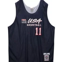 Mitchell & Ness Nba Authentic-Authentic Karl Malone Team Usa Mens 1996-97 Jersey