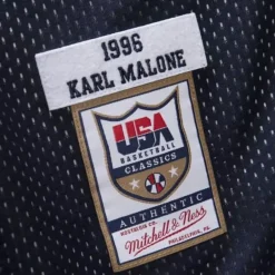 Mitchell & Ness Nba Authentic-Authentic Karl Malone Team Usa Mens 1996-97 Jersey