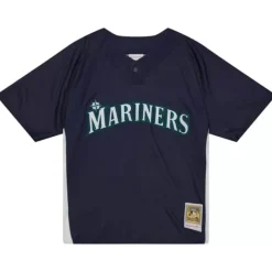 Mitchell & Ness Mlb Authentic-Authentic Ken Griffey Jr Seattle Mariners 2010 Bp Jersey