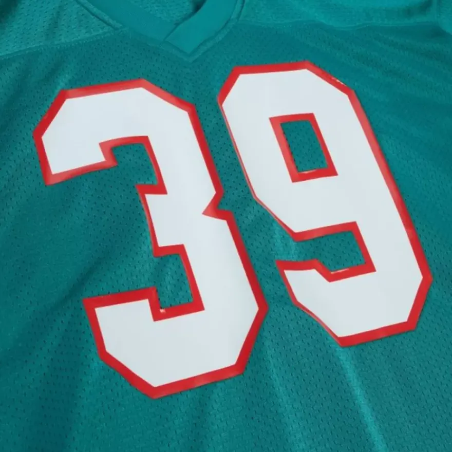 Mitchell & Ness Nfl Authentic-Authentic Larry Csonka Miami Dolphins Dark 1973 Jersey