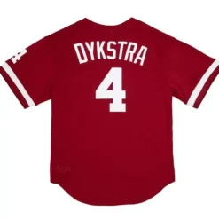 Mitchell & Ness Mlb Authentic-Authentic Lenny Dykstra Philadelphia Phillies 1991 Pullover Jersey