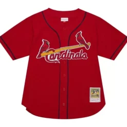 Mitchell & Ness Mlb Authentic-Authentic Mark Mcgwire St. Louis Cardinals 1998 Bp Jersey