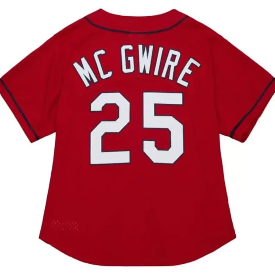 Mitchell & Ness Mlb Authentic-Authentic Mark Mcgwire St. Louis Cardinals 1998 Bp Jersey