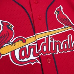 Mitchell & Ness Mlb Authentic-Authentic Mark Mcgwire St. Louis Cardinals 1998 Bp Jersey