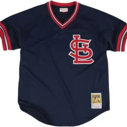 Mitchell & Ness Mlb Authentic-Authentic Mesh Bp Jersey St. Louis Cardinals 1994 Ozzie Smith