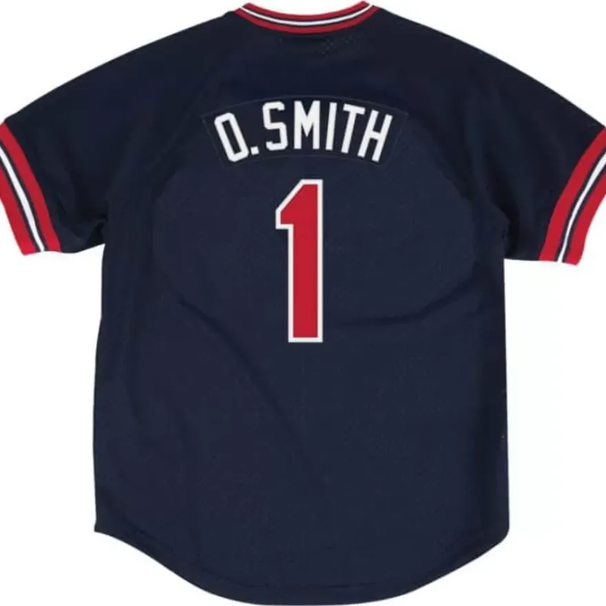 Mitchell & Ness Mlb Authentic-Authentic Mesh Bp Jersey St. Louis Cardinals 1994 Ozzie Smith