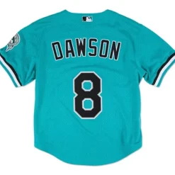 Mitchell & Ness Mlb Authentic-Authentic Mesh Bp Jersey Florida Marlins 1995 Andre Dawson